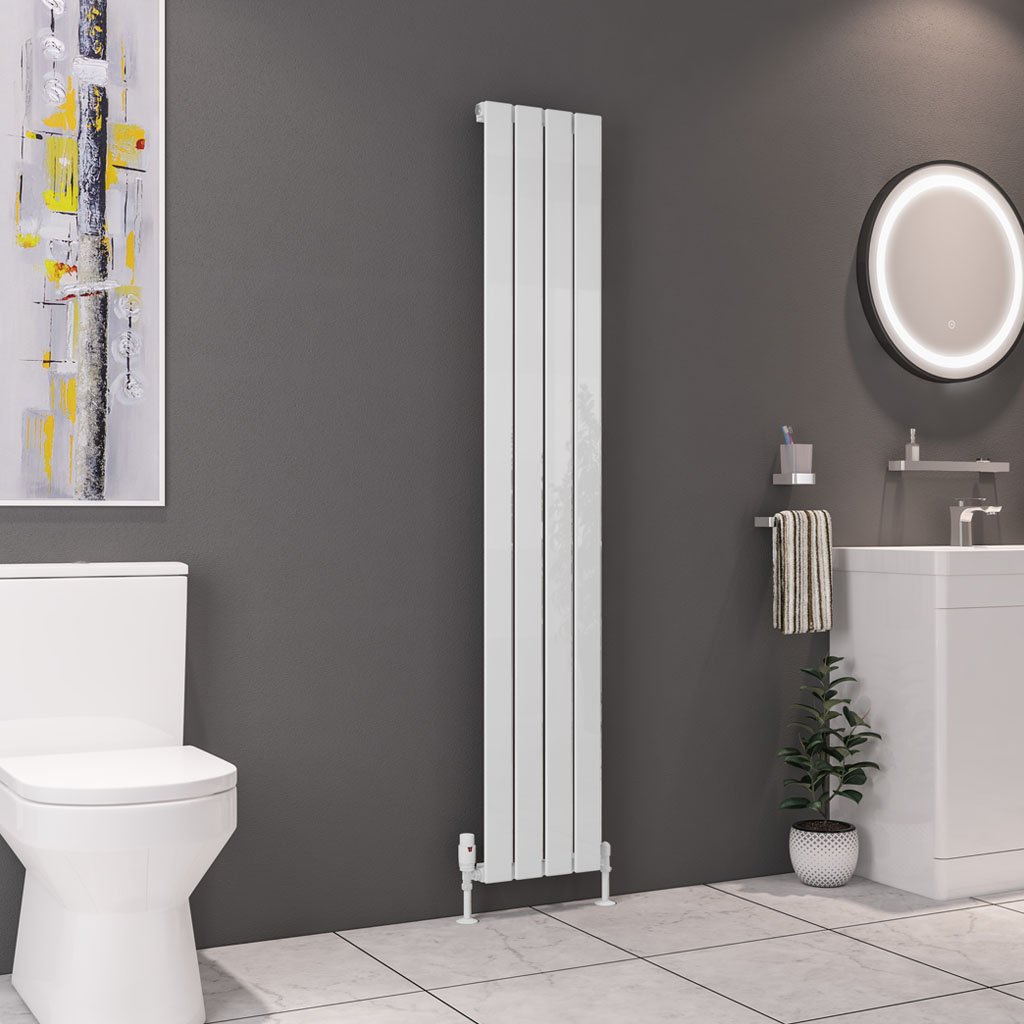 Deddington 1800 x 310 Radiator Gloss White