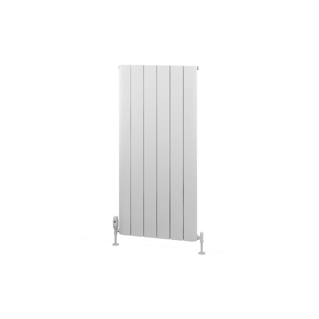 Withington 1200 x 565 Aluminium Radiator Matt White