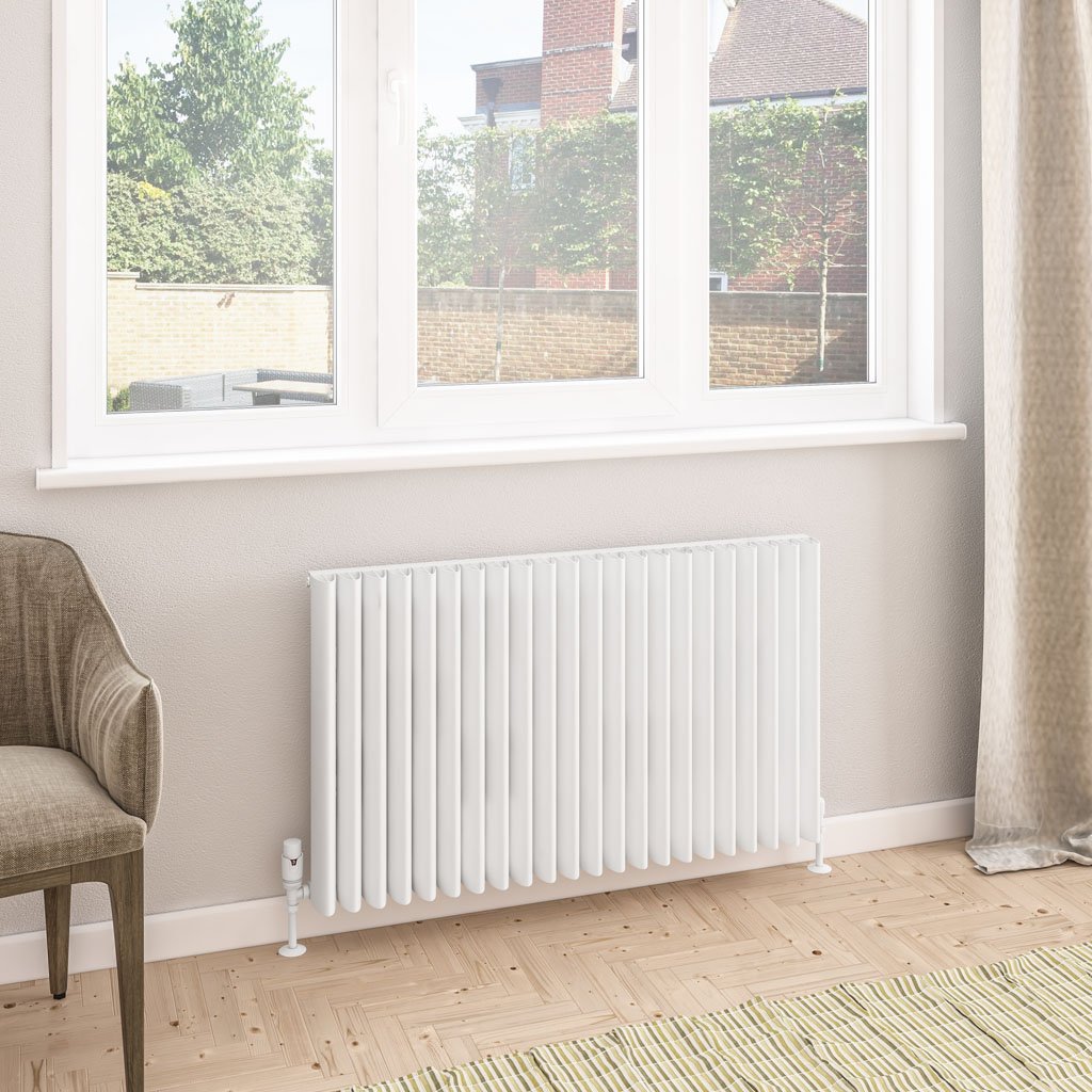 Witney 600 x 1040 Aluminium Radiator Matt White