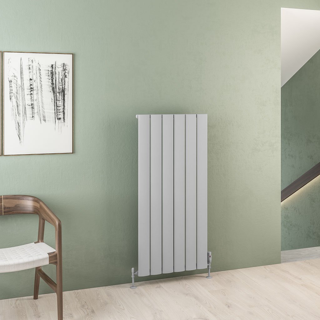 Malmesbury 1200 x 565 Aluminium Radiator Matt Grey