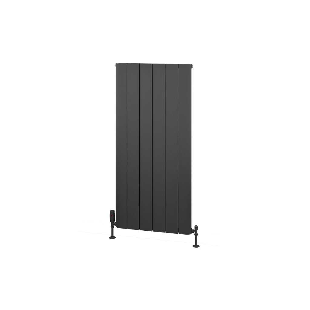 Withington 1200 x 565 Aluminium Radiator Matt Anthracite