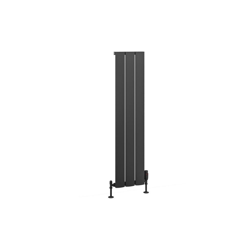 Malmesbury 1200 x 280 Aluminium Radiator Matt Anthracite