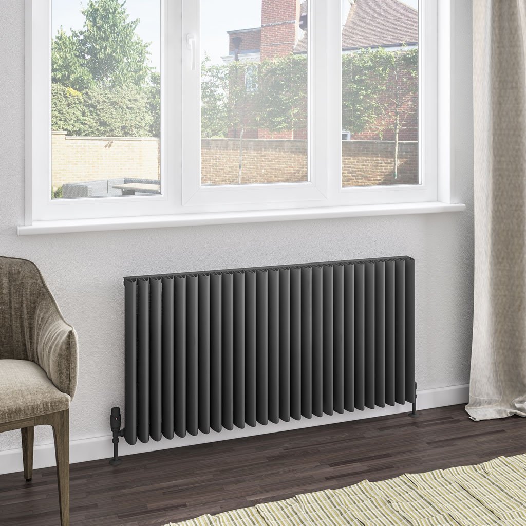 Witney 600 x 1230 Aluminium Radiator Matt Anthracite