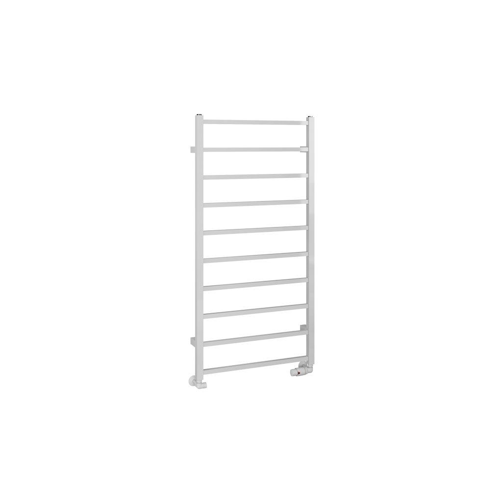 Tuscan Square Towel Rail 1200 x 600 Gloss White