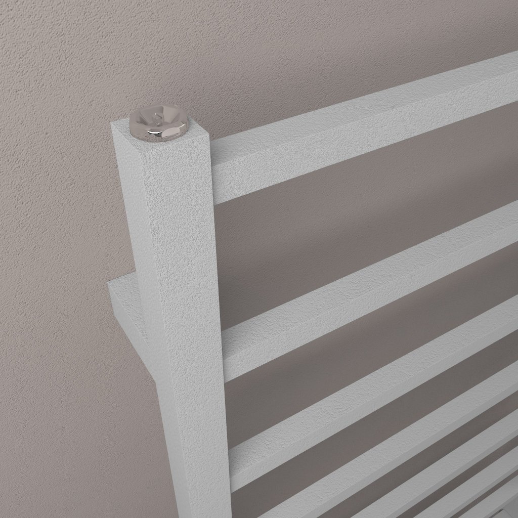 Tuscan Square Towel Rail 800 x 500 Matt Grey