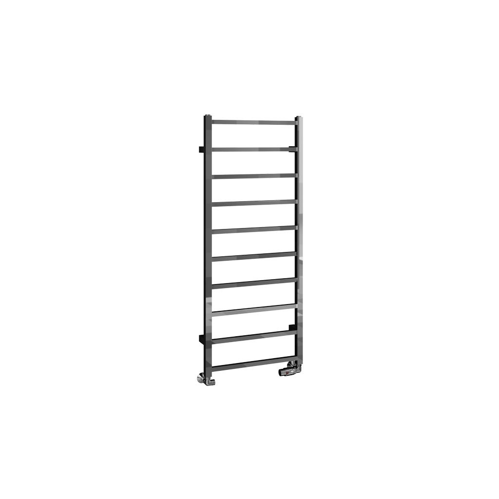 Tuscan Square Towel Rail 1200 x 500 Chrome