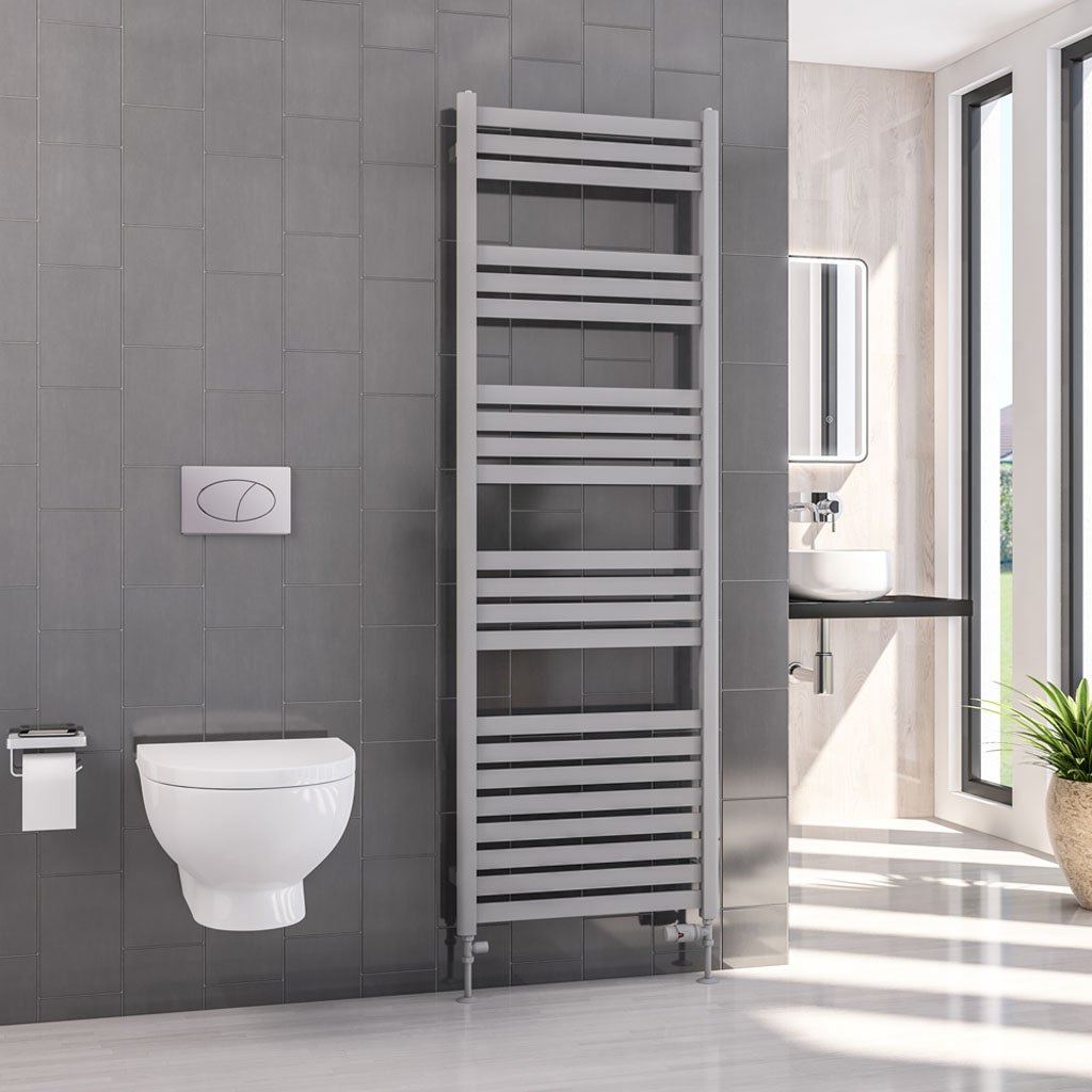 Defford 1800 x 600mm Towel Rail Matt Grey