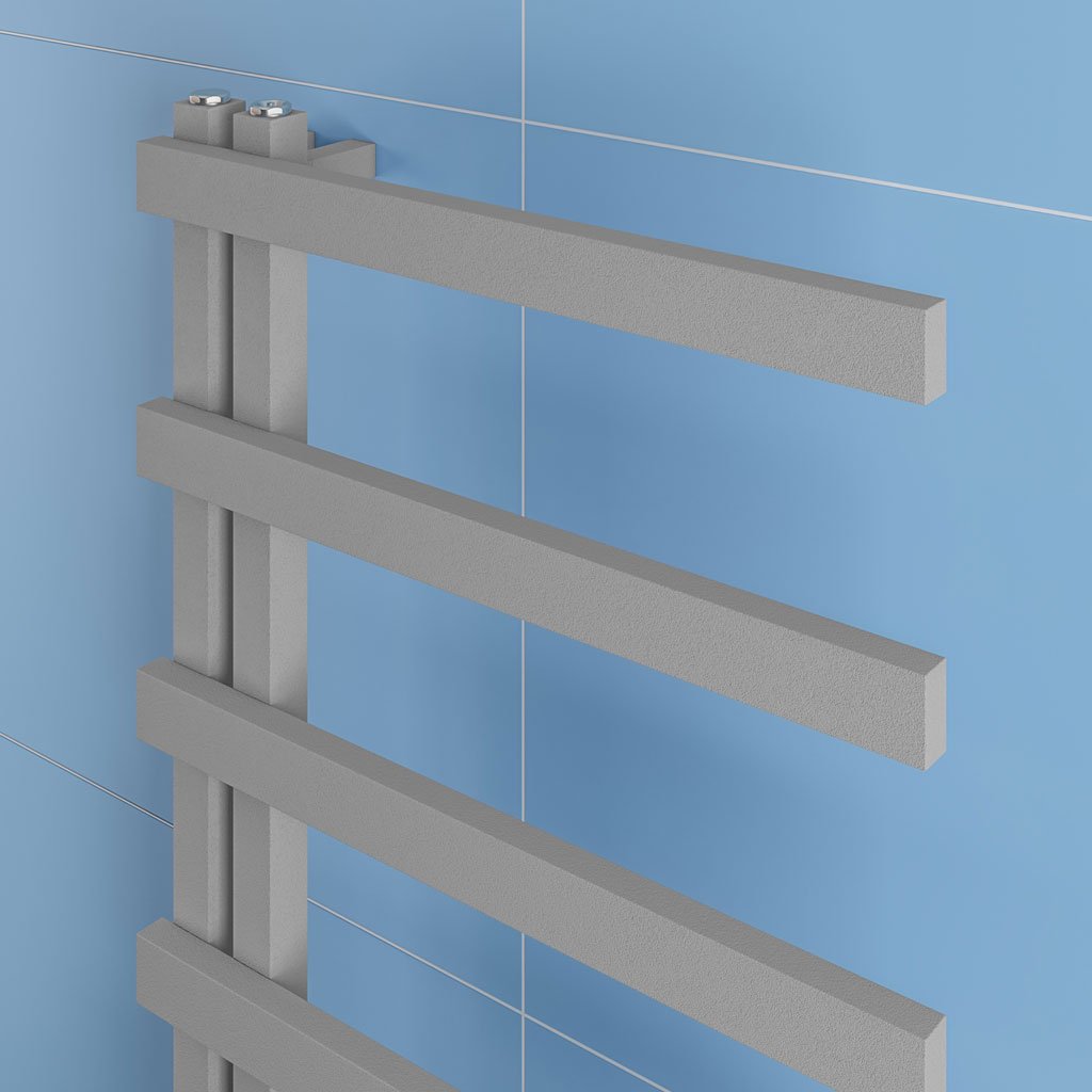 Platani 1800 x 600mm Towel Rail Matt Grey