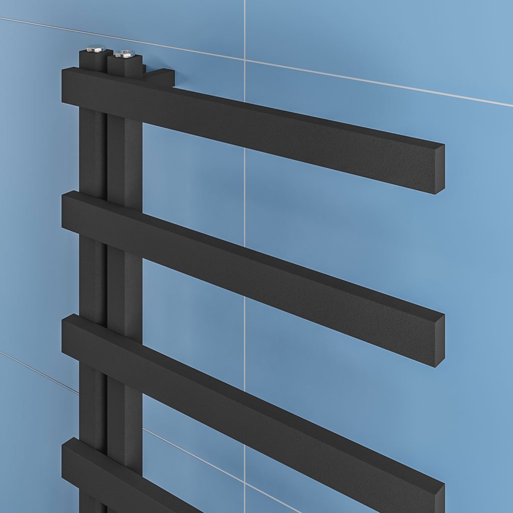 Platani 800 x 500mm Towel Rail Matt Anthracite