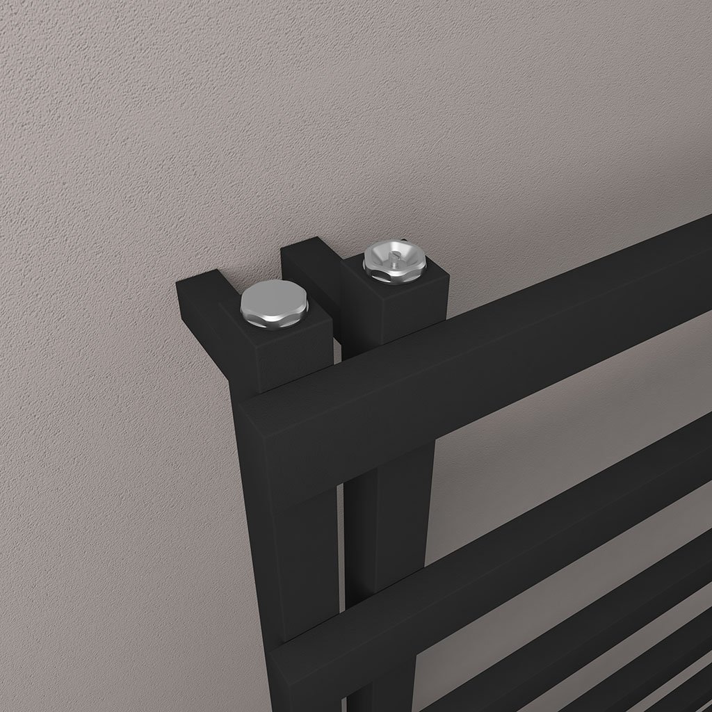 Platani 1800 x 500mm Towel Rail Matt Black