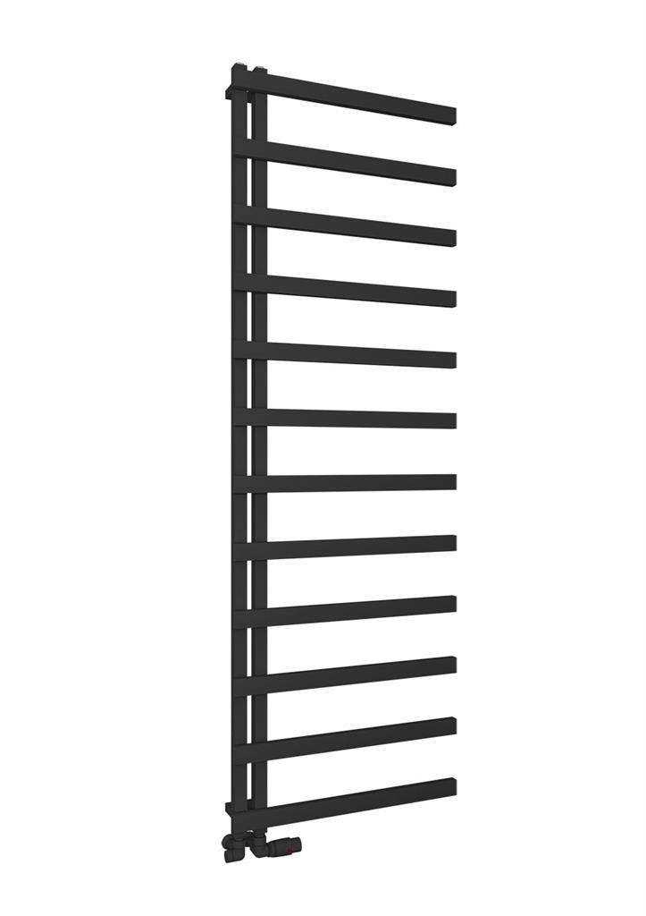 Platani 1800 x 600mm Towel Rail Matt Black