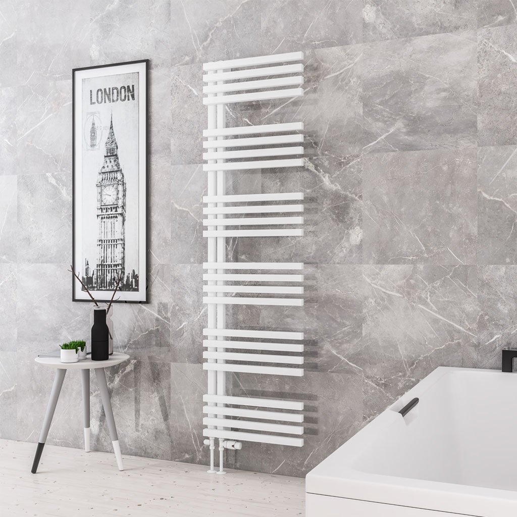 Reinbach 1800 x 500mm Towel Rail Matt White