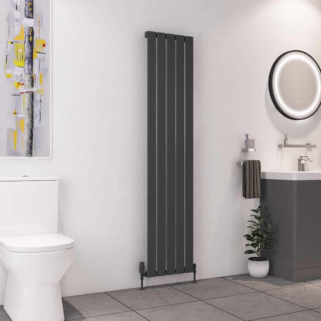 Deddington 1800 x 390 Radiator Matt Anthracite