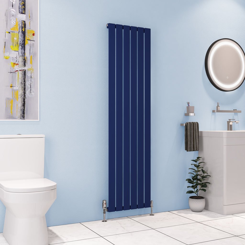 Deddington 1800 x 470 Radiator Matt Cobalt Blue