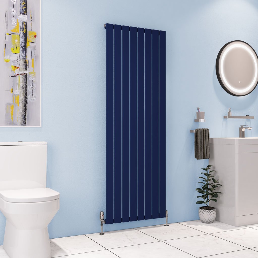 Deddington 1800 x 630 Radiator Matt Cobalt Blue