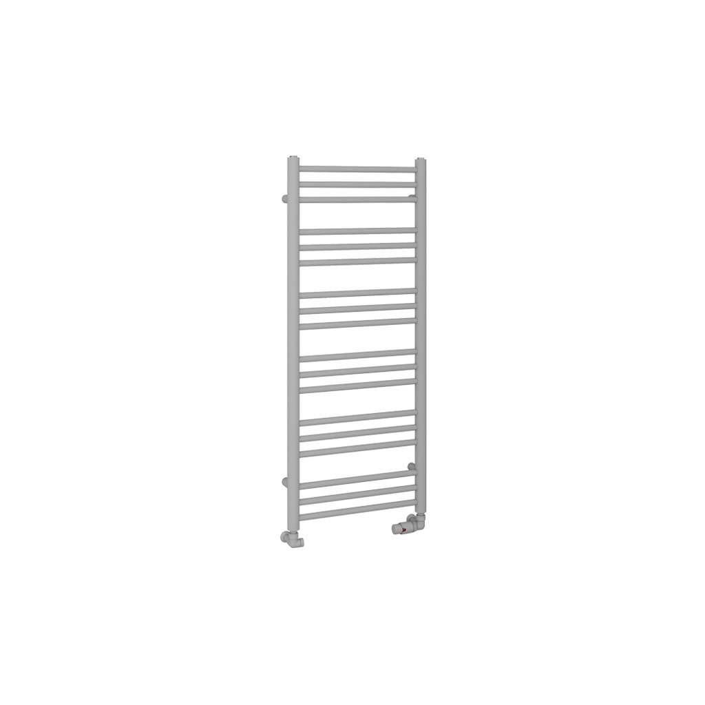 Corinium Round 1200 x 500 Towel Rail Matt Grey