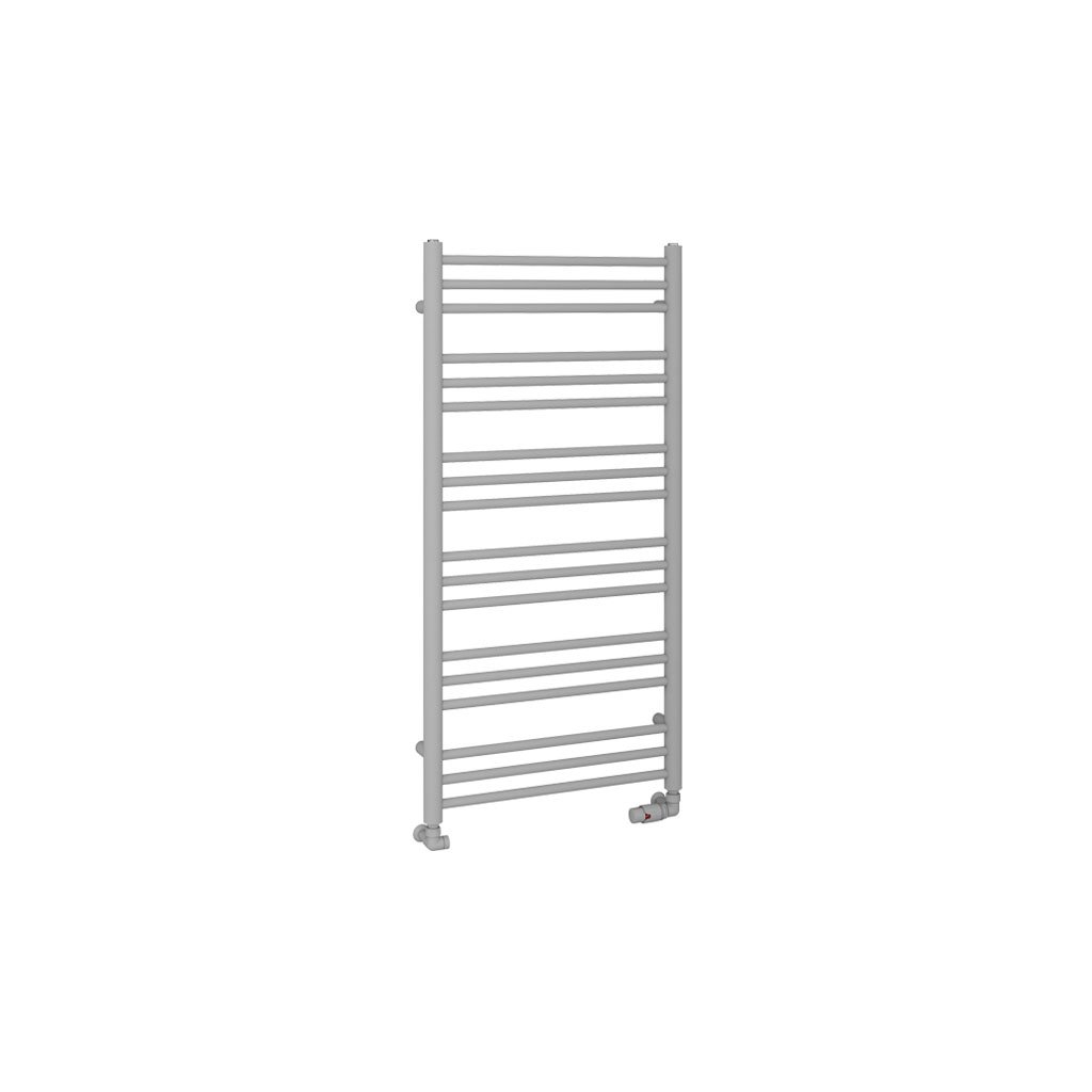 Corinium Round 1200 x 600 Towel Rail Matt Grey