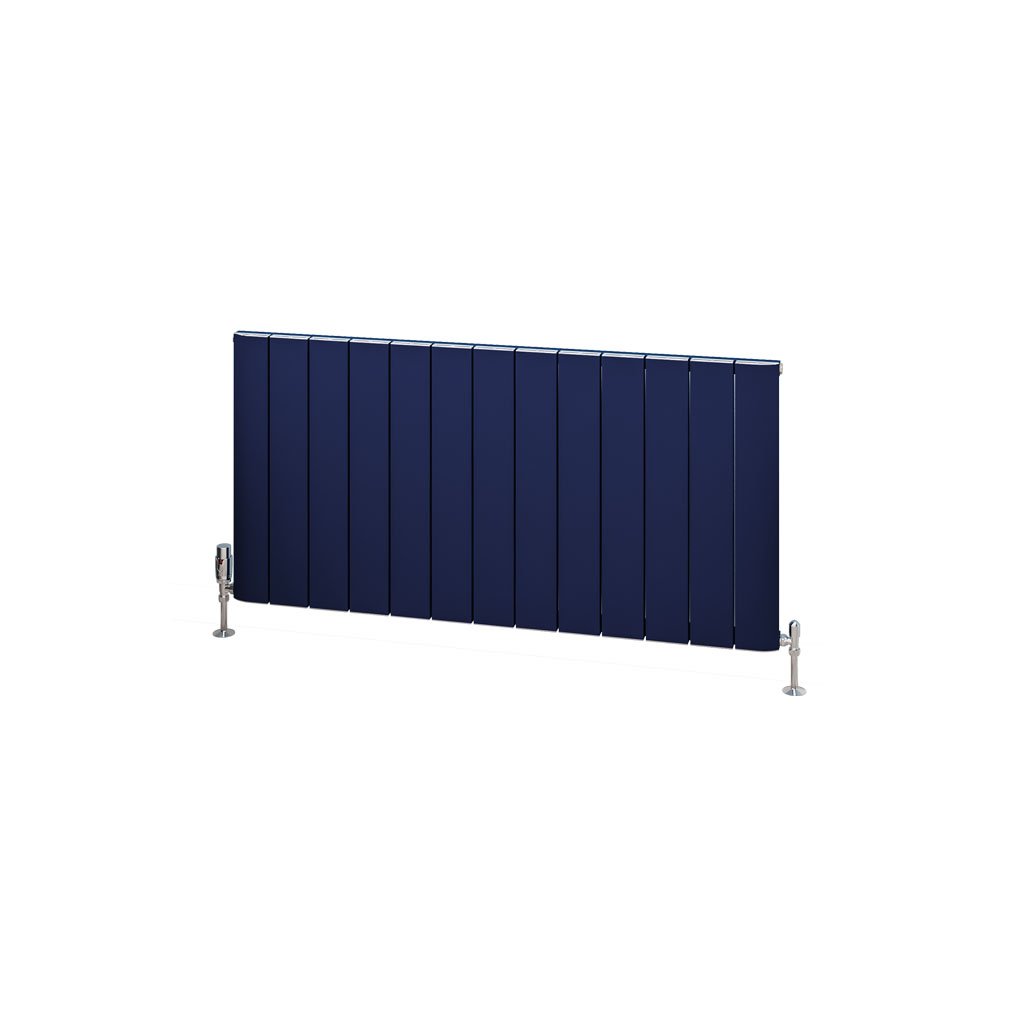 Withington 600 x 1230 Aluminium Radiator Matt Cobalt Blue