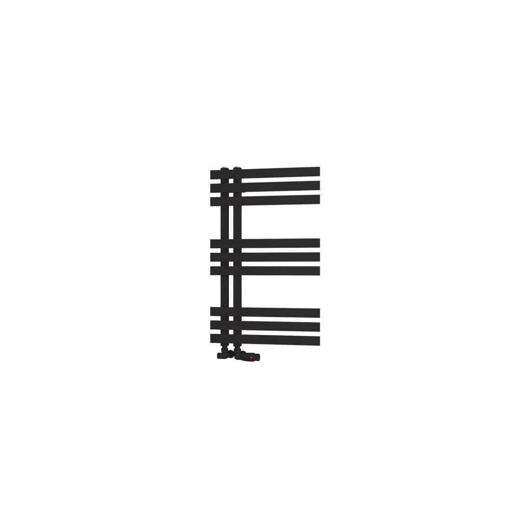 Hurley 800 x 500 Towel Rail Matt Black