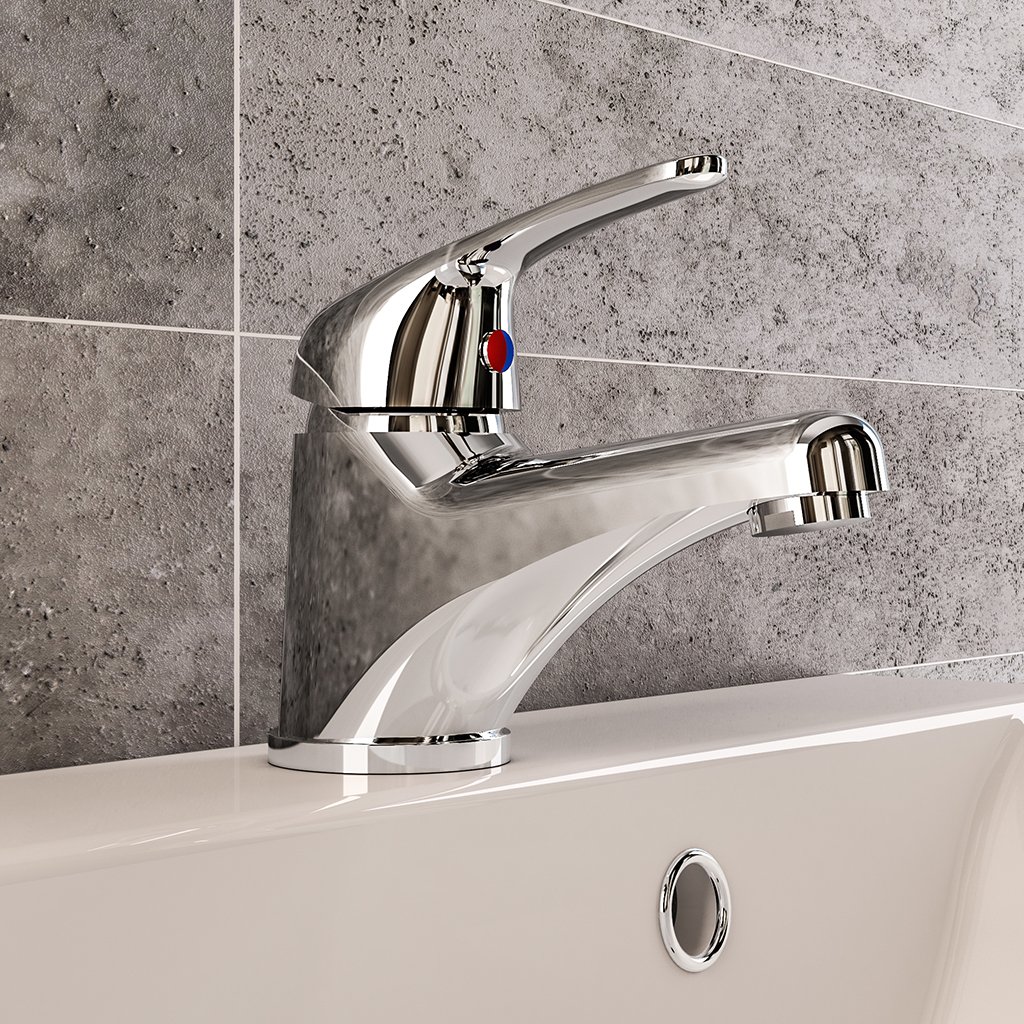 Biava Hi.Flow Basin Mono Tap with Waste Chrome