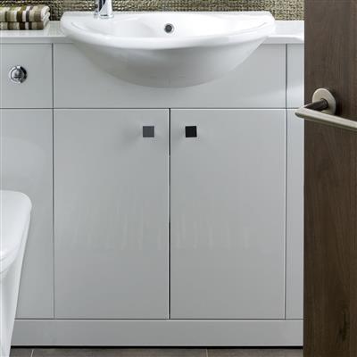 Oslo Slimline Basin Unit White