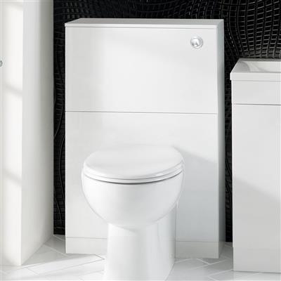 Oslo 69cm(W) x 185cm(D) WC Unit - White