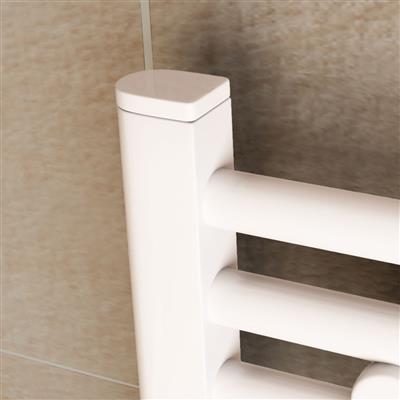 D Shape Vent Cap (pair) White