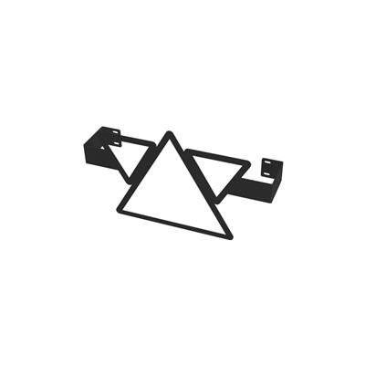 Triangle Towel Hanger 375mm Matt Black