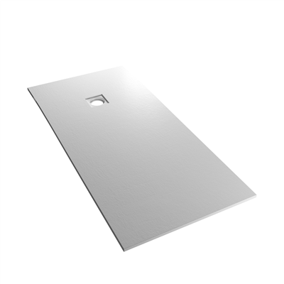  Crossland  1700 x 90mm0 Rectangular Shower tray with Slate Finish - Grey