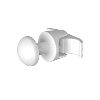 Rivassa Robe Hook Single Gloss White