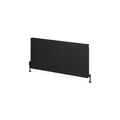 Type 21 Compact Panel Radiator 600 x 1200 Matt Black