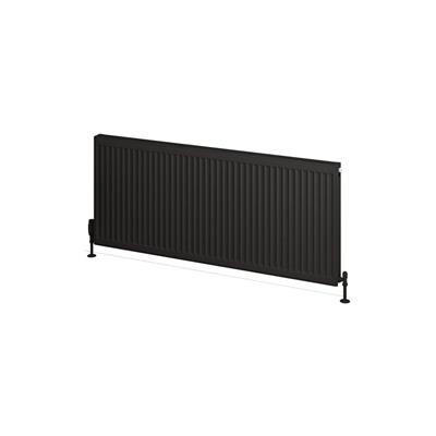 Type 21 Compact Panel Radiator 600 x 1400 Matt Black