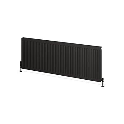 Type 21 Compact Panel Radiator 600 x 1600 Matt Black