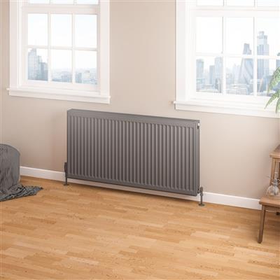 Type 22 Compact Panel Radiator 600 x 1200 Matt Anthracite