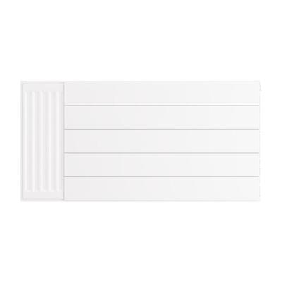 Flat Cover Plate with Lines 500 x 1000 Gloss White