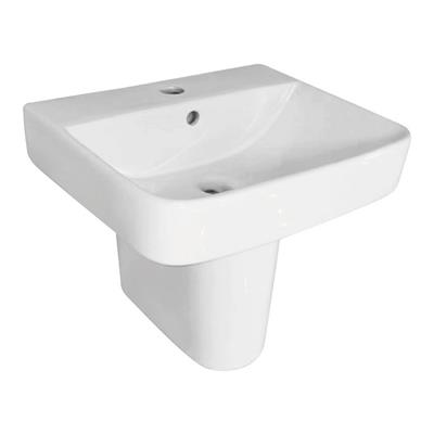 Beddington Semi Pedestal with Fixings - White