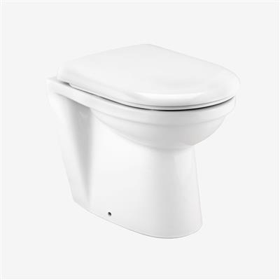 Kompact Back To Wall WC Pan - White