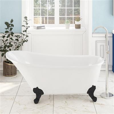 Richmond 1620 x 690 x 760mm (430mm Depth) Freestanding Bath - White