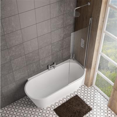 Bray 1600x780x580mm Right Hand Bath - White