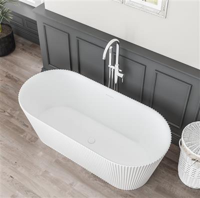 Sandford 1500x740x580mm (440mm Depth) Freestanding Bath -  White