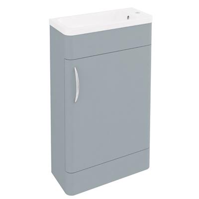 Cavone 50CM 1 Door Basin Vanity Unit - Matt Grey