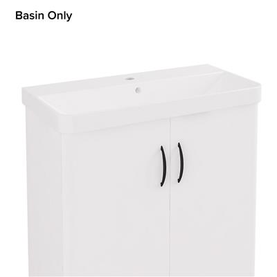 Cavone II 35cm x 70cm 1 Tap Hole 

Ceramic Basin - White