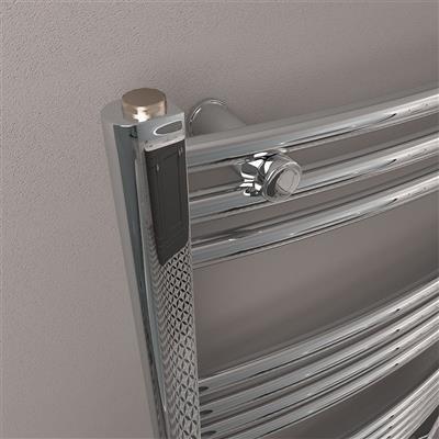 Wendover Curved Multirail 800 x 400 Chrome