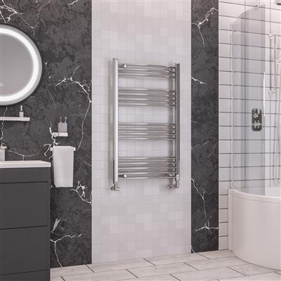 Wendover Curved Multirail 1000 x 600 Chrome