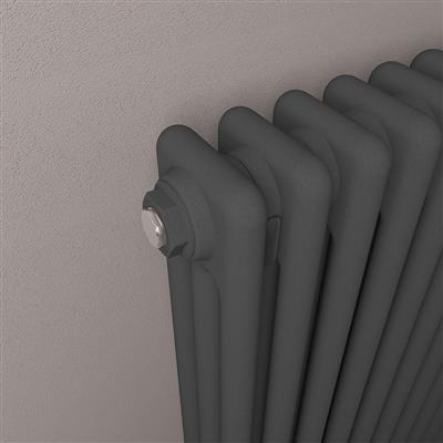 Imperia 3 Column Radiator 1800 x 380mm Matt Anthracite