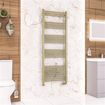 Wendover Straight Multirail 1600 x 600 Brushed Brass