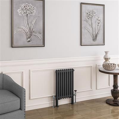 Imperia 2 Column Radiator 600 x 425mm Matt Anthracite