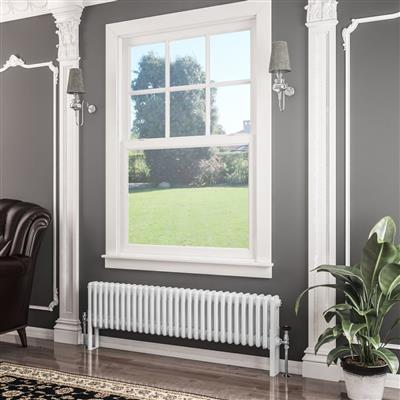 Imperia 3 Column Radiator 300 x 1370mm Gloss White