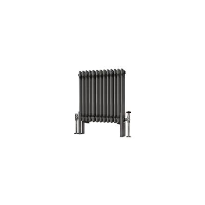 Imperia 3 Column Radiator 600 x 605mm Bare Metal