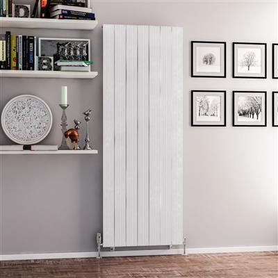 Mersey 1800 x 660 Aluminium Radiator Matt White